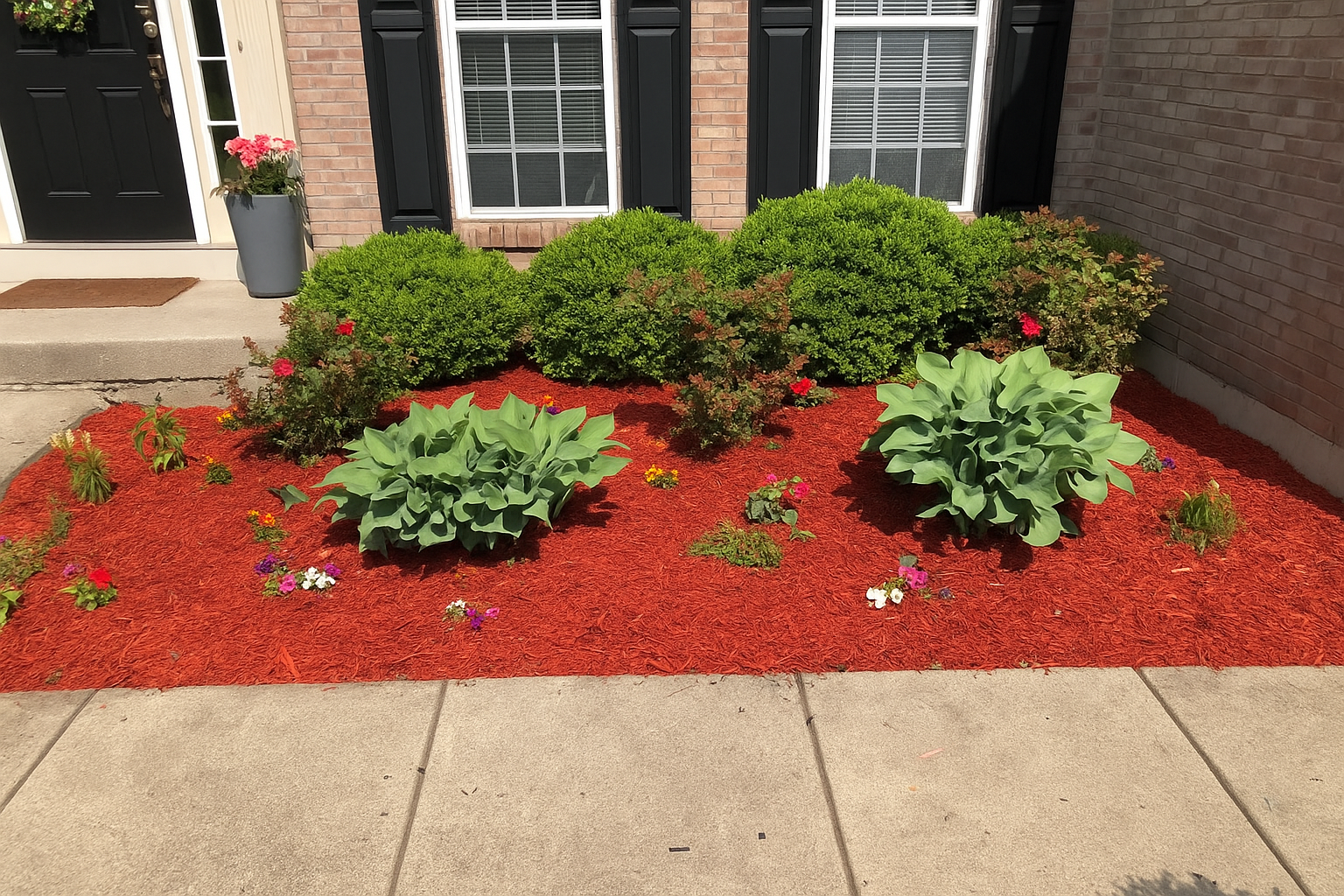 After visual digital quote landscaping preview