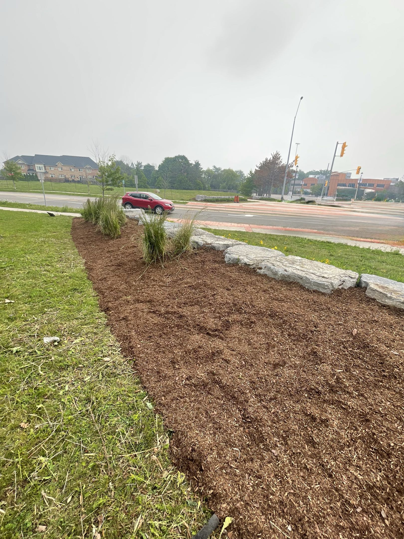 Armor stone landscaping project 15