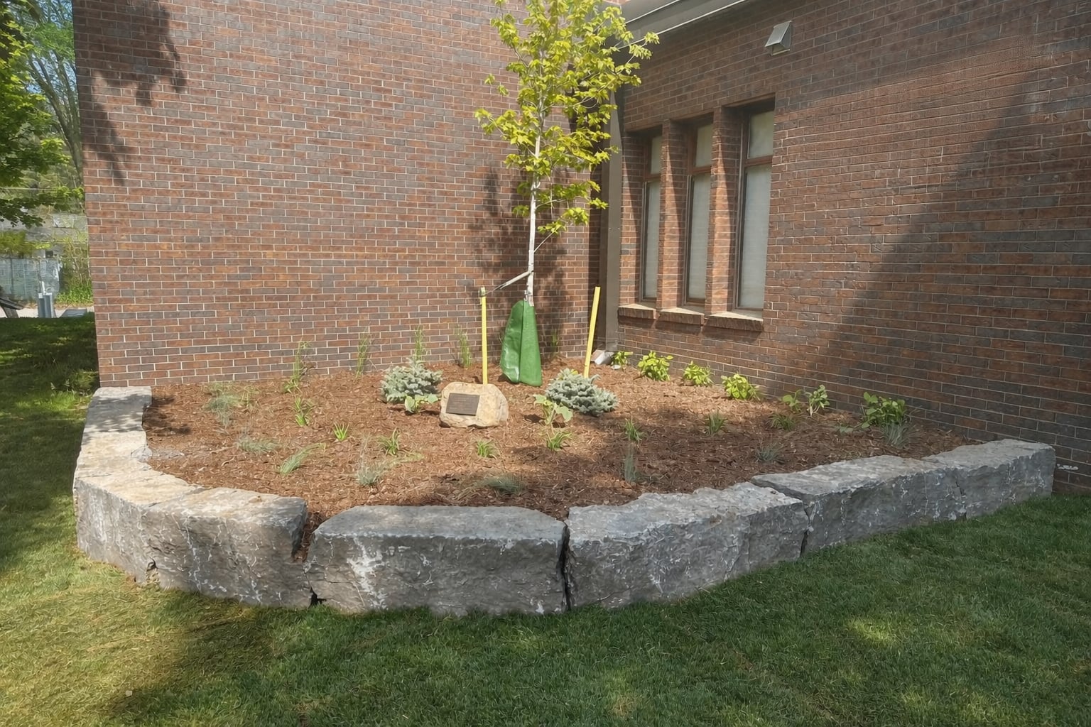 Mulch and planting project 5